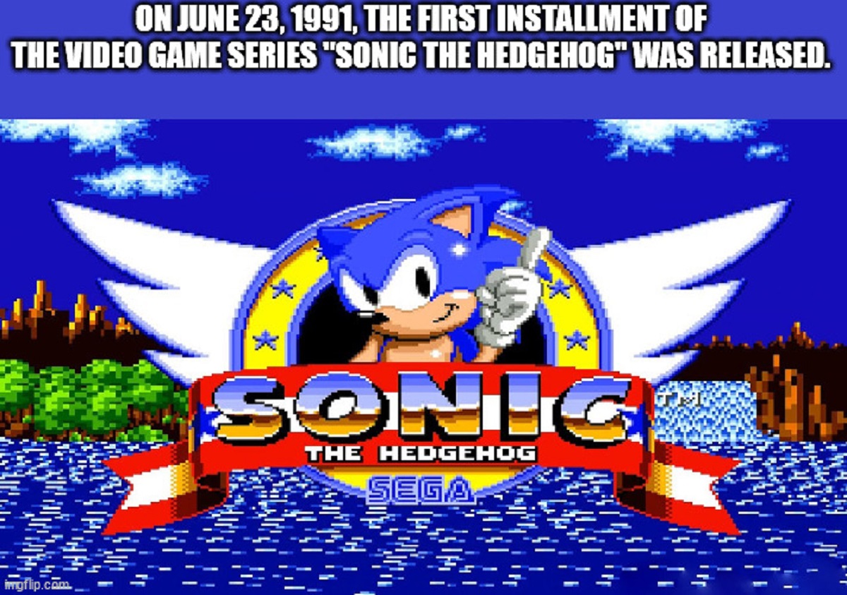 This Is The Sonic 1991 Game - Imgflip