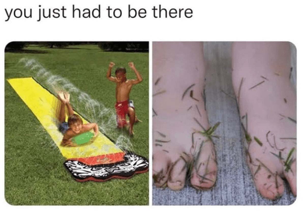 slip n slide nostalgia - you just had to be there