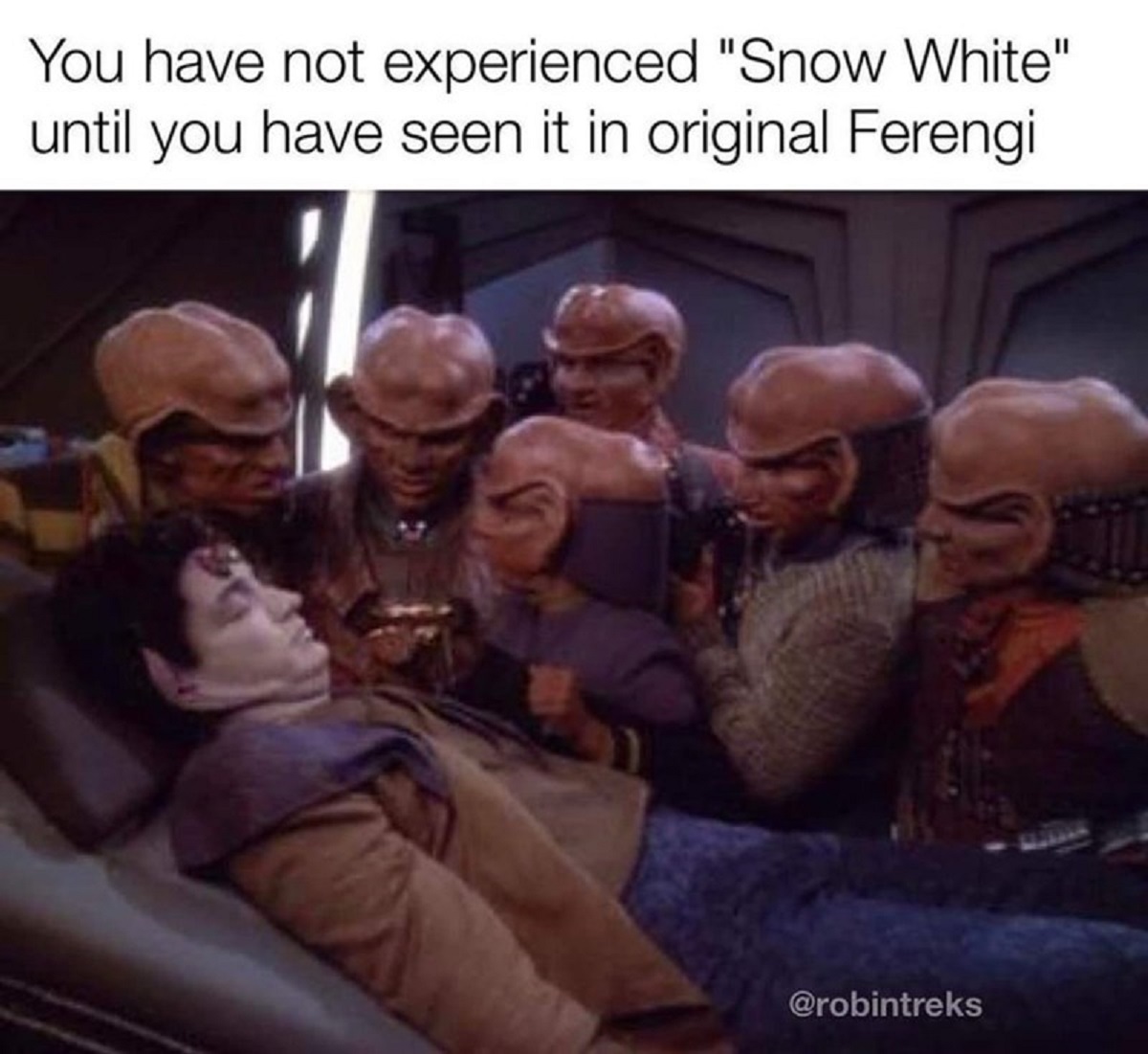 Ferengi - You have not experienced "Snow White" until you have seen it in original Ferengi