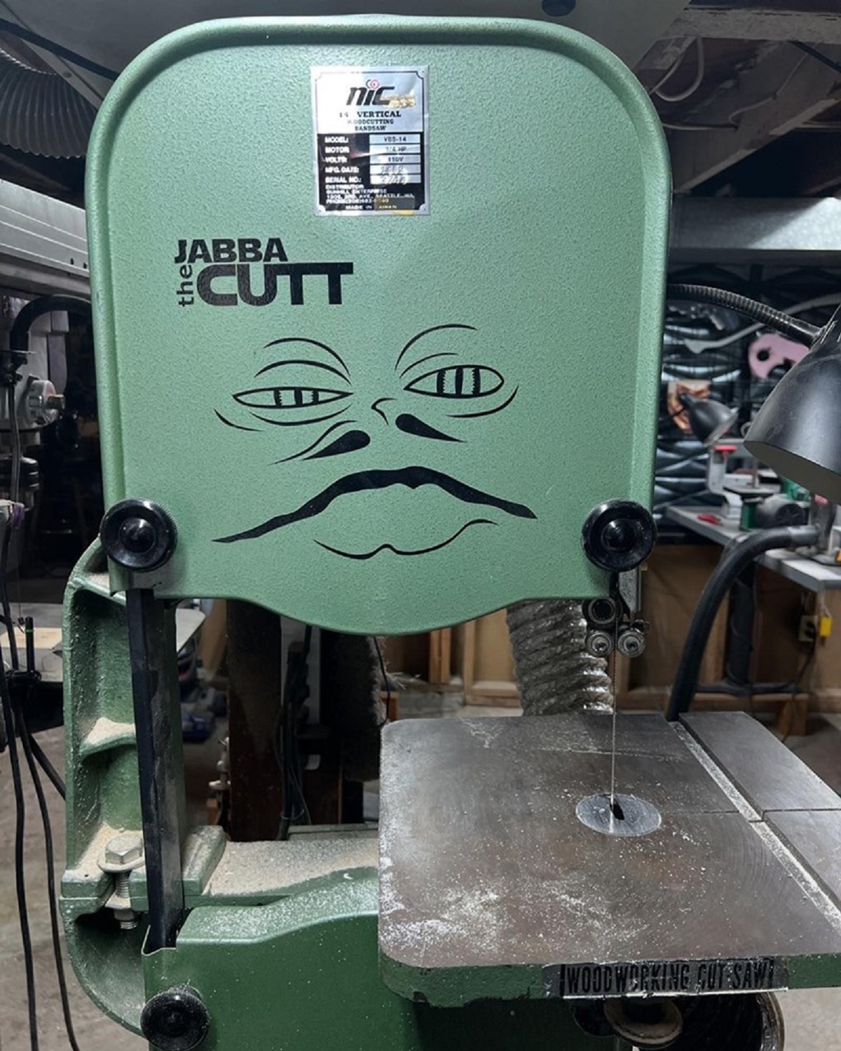 cartoon - Jabba Cutt nic Woodworking Out Same