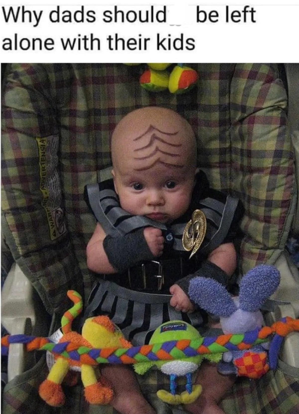 baby star trek costume - Why dads should be left alone with their kids