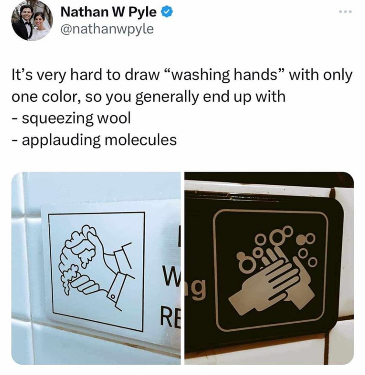 number - B Nathan W Pyle 000 It's very hard to draw "washing hands" with only one color, so you generally end up with squeezing wool applauding molecules. W g Re 89