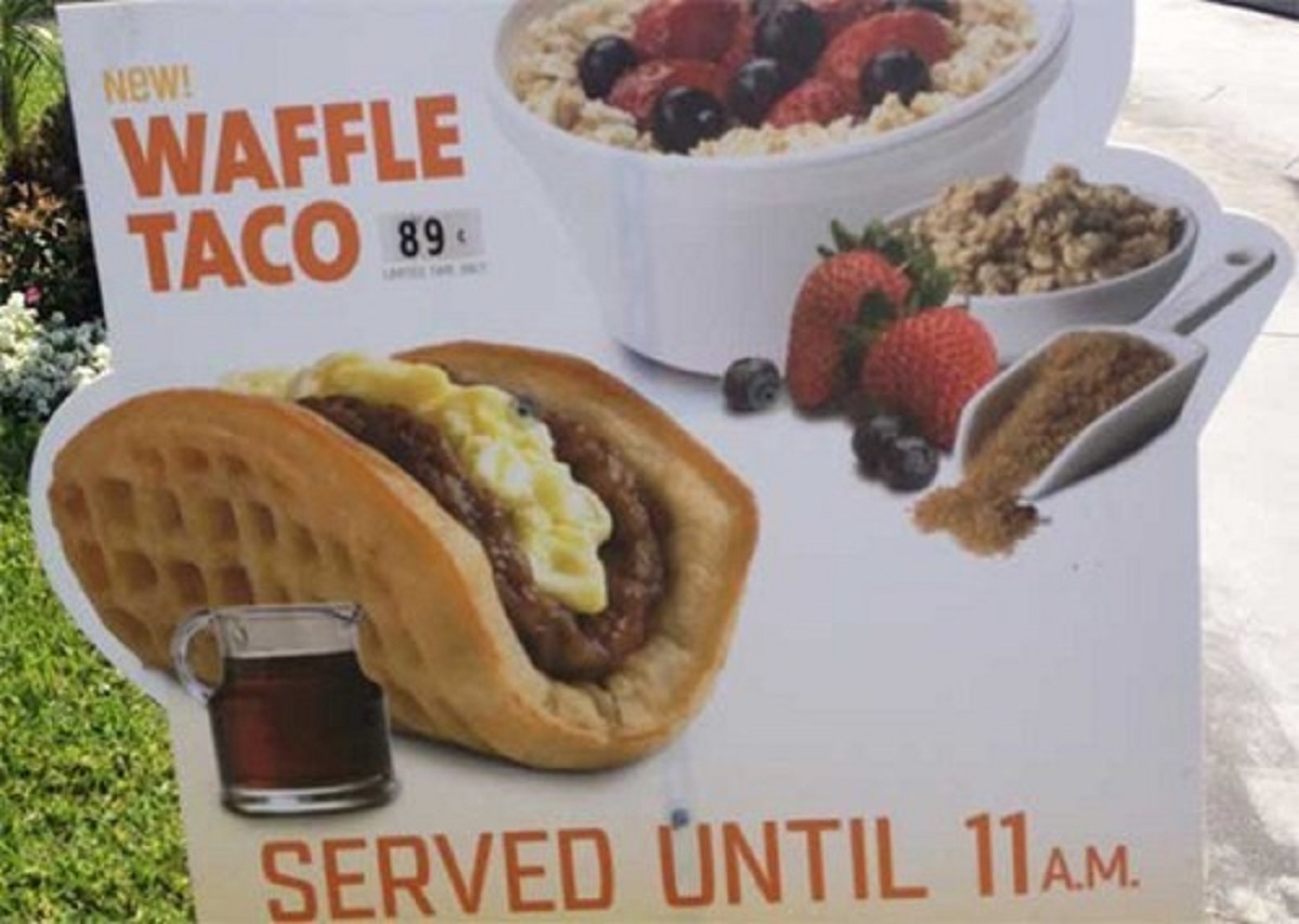 pasty - New! Waffle Taco 89 Served Until 11AM.