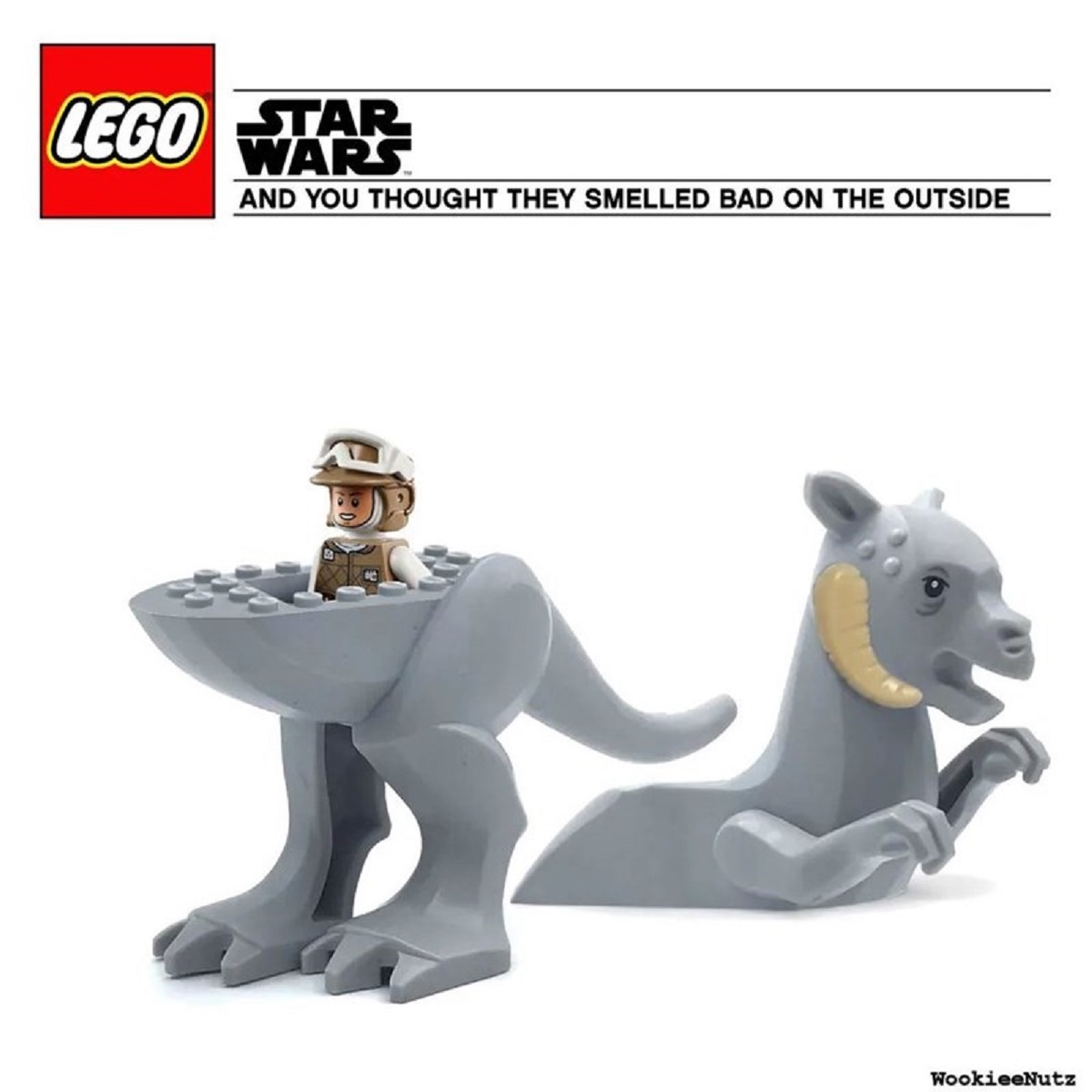 cartoon - Lego Tar Wars And You Thought They Smelled Bad On The Outside WookieeNutz