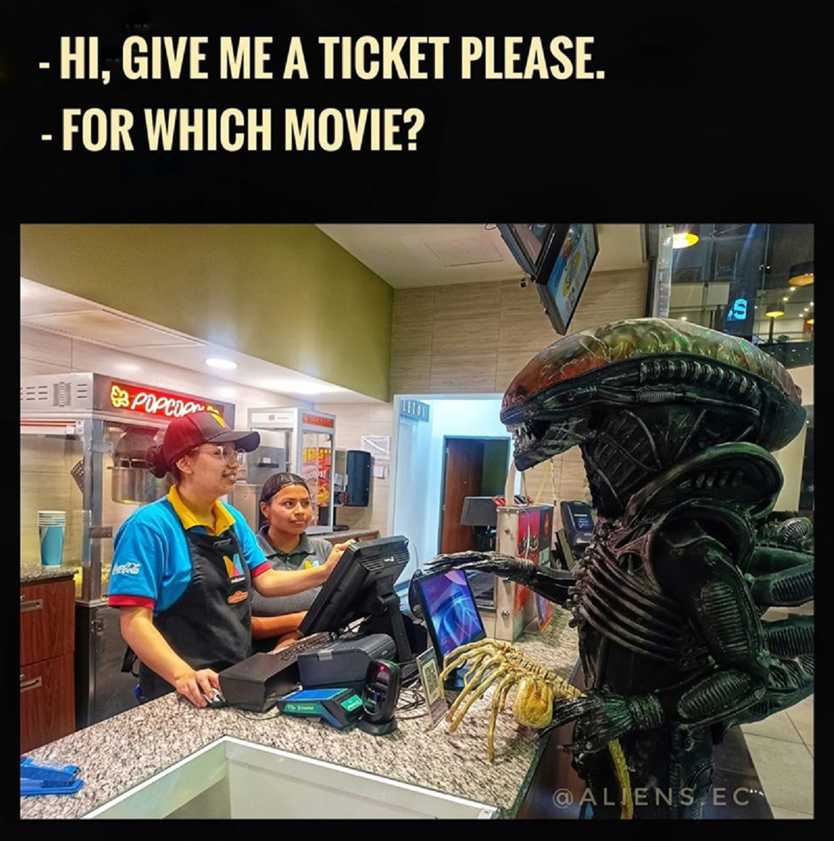 shopping - Hi, Give Me A Ticket Please. For Which Movie? Letos Popcop S Ec