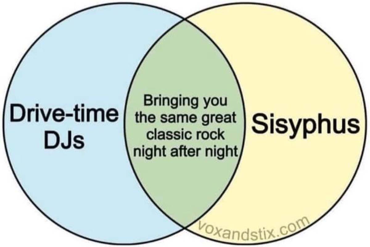 drive time djs sisyphus - Drivetime DJs Bringing you the same great classic rock night after night Sisyphus voxandstix.com