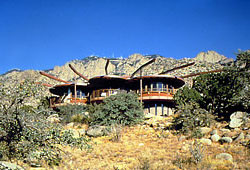 His father's home in the Sandia foothills