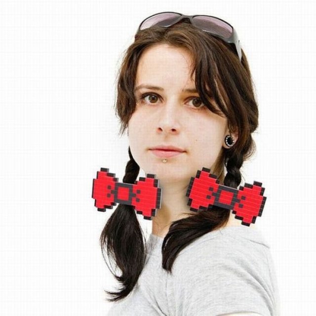 8 bit hair bow