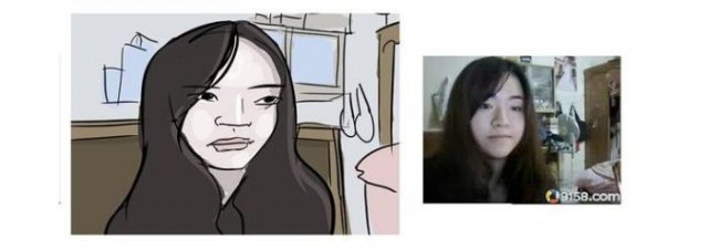 Live Caricatures of People on Chat Roulette
