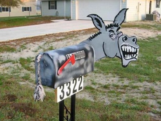 funny mailboxes