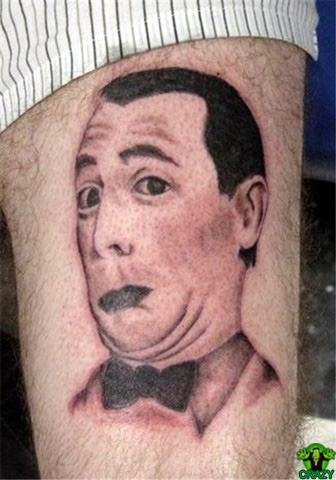 Peewee does not approve of this tattoo