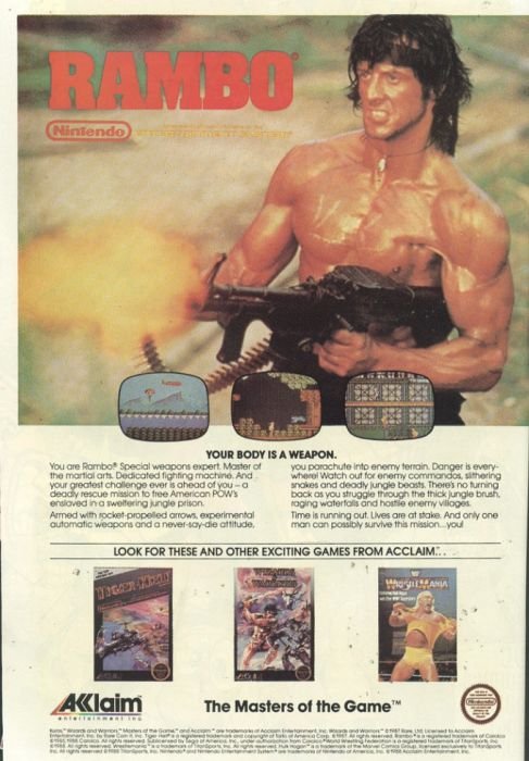 Vintage Video Game Print Ads