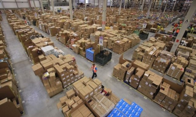 Inside Amazon.com Warehouse