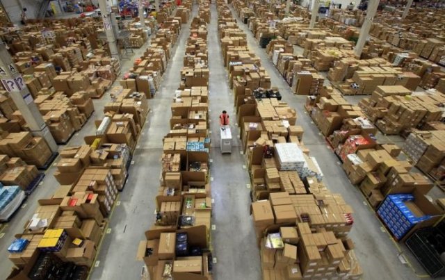 Inside Amazon.com Warehouse