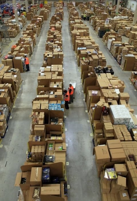 Inside Amazon.com Warehouse