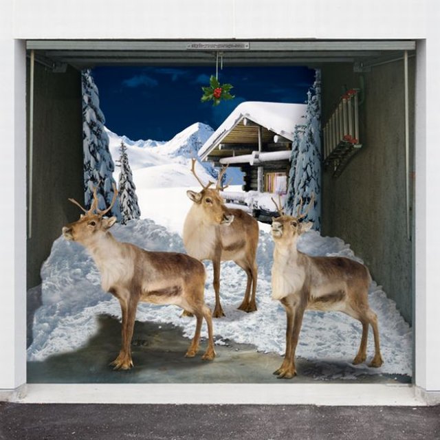 Styling Your Garage Doors for Christmas