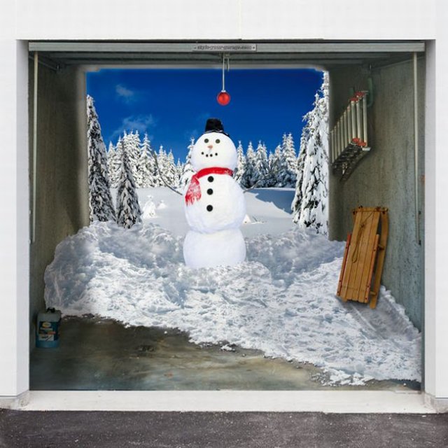 Styling Your Garage Doors for Christmas