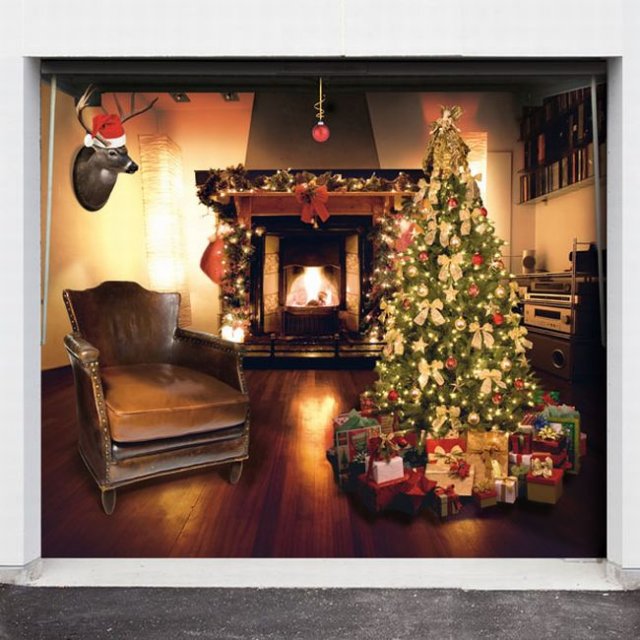 Styling Your Garage Doors for Christmas