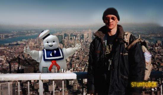 Marshmallow Man on 9/11 thats where he was last spotted