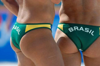 Butts of Beach Volleyball