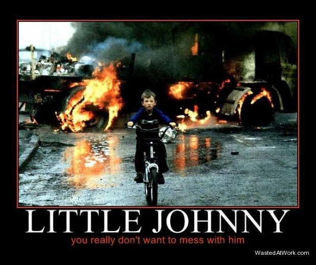 chuck norris funny quotes - Little Johnny you really don't want to mess with him Wasted AtWork.com