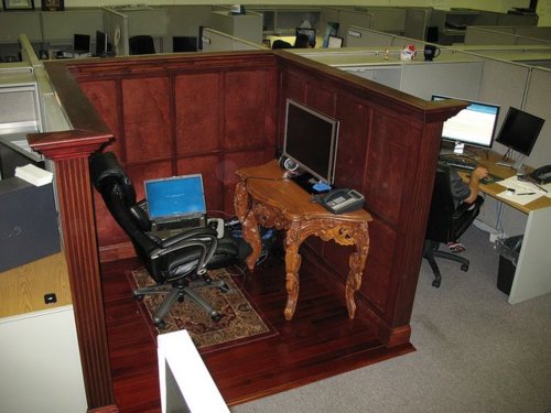 fancy cubicle
