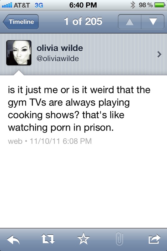 drake bell katy perry - uhl At&T 3G 98% 1 of 205 At Timeline olivia wilde is it just me or is it weird that the gym TVs are always playing cooking shows that's watching porn in prison. web 111011