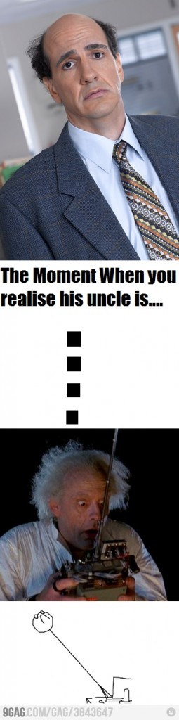 necktie - The Moment when you realise his uncle is.... 9GAG.ComGag3843647