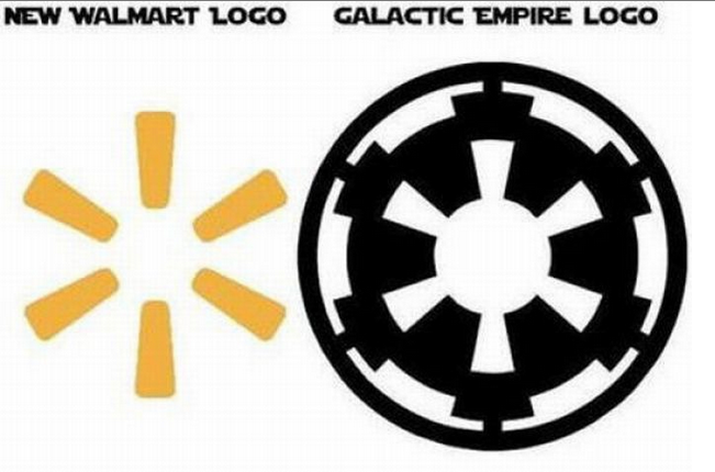 galactic empire - New Walmart Logo Galactic Empire Logo