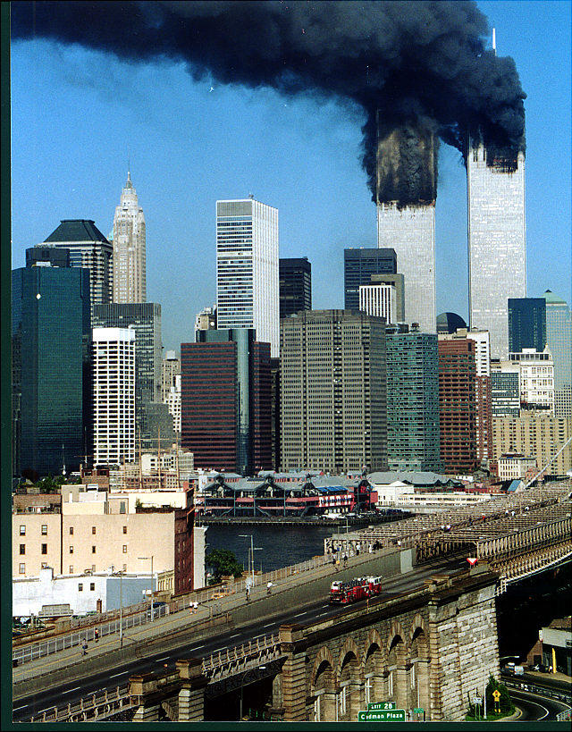 Into The Valley Of Death. Ladder 118 and her six-man crew race across the Brooklyn Bridge just minutes after the second plane hit the World Trade Center. Sadly, all six men would lose their lives that day.