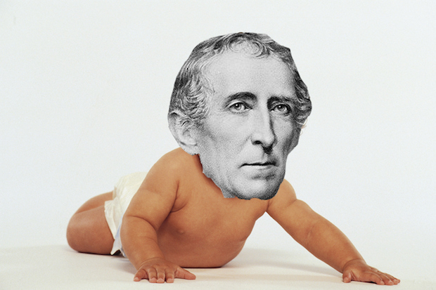 John Tyler, the 10th President of the United States, has a grandson that's alive today: