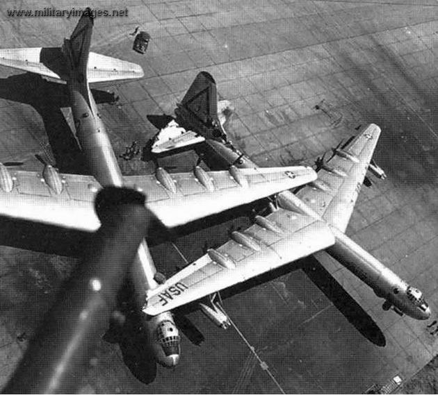 A tornado that hit Carswell AFB on Sept 1, 1952 caused massive damage to most of the B-36 fleet.