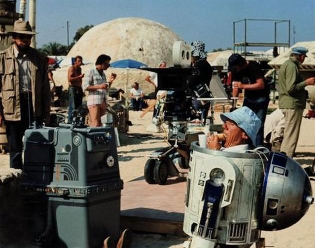 Star Wars set at lunchtime.