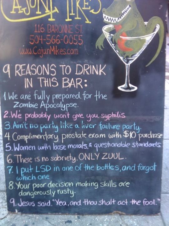 50 witty pub chalkboards