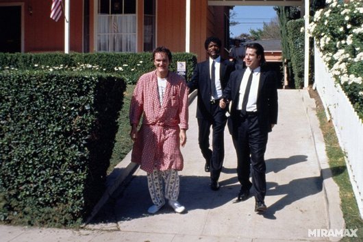 PULP FICTION BEHIND THE SCENES PHOTOS
