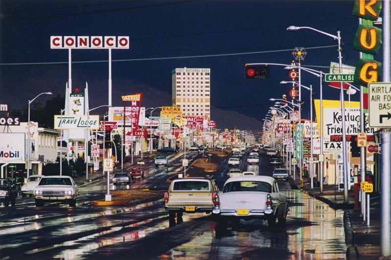 Route 66 in Albuquerque, New Mexico in 1969.