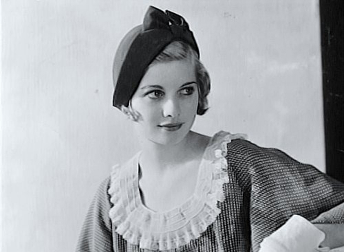 A very young Lucille Ball.