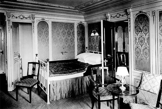 First class accommodations aboard the RMS Titanic in an undated photo. The New York Times