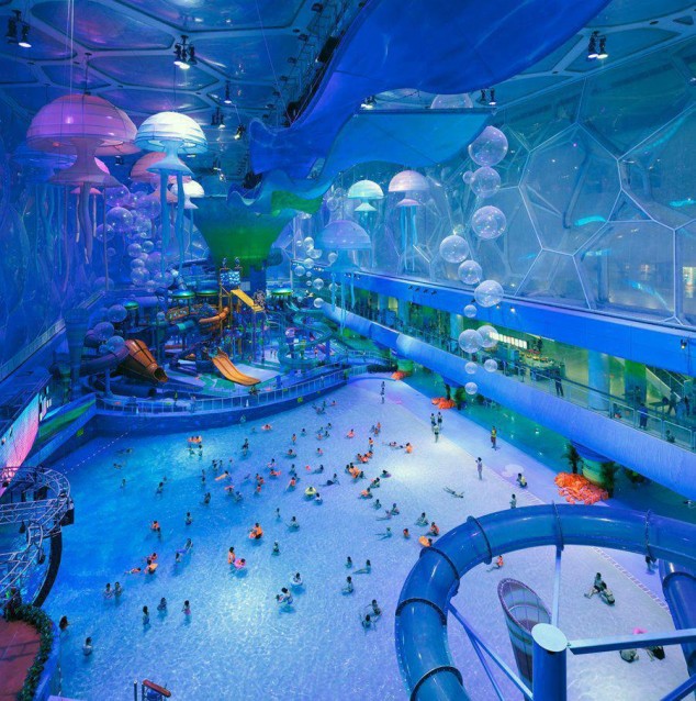 Happy Magic Water Park, Beijing, China Beijings second most visited tourist attraction.