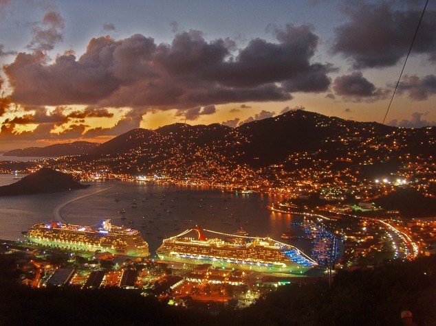 St. Thomas, U.S. Virgin Islands St. Thomas is one of the most heavily trafficked cruise ports in the world.