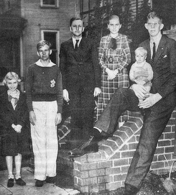Robert with his family.