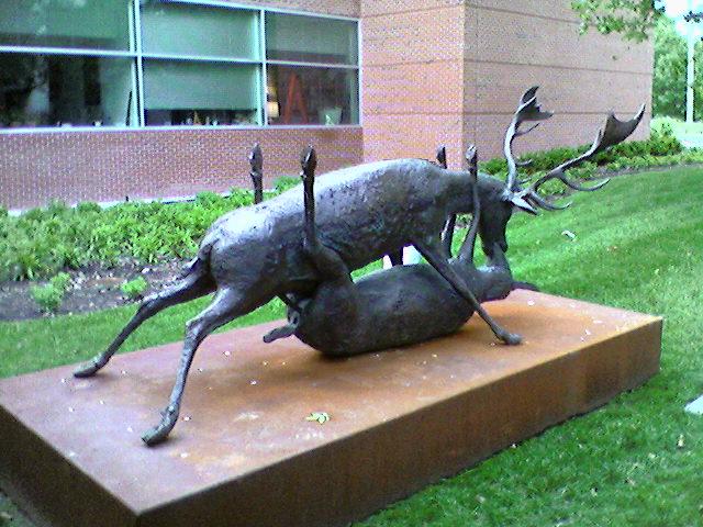 This is a statue behind Herron School of Art in Indianapolis.  