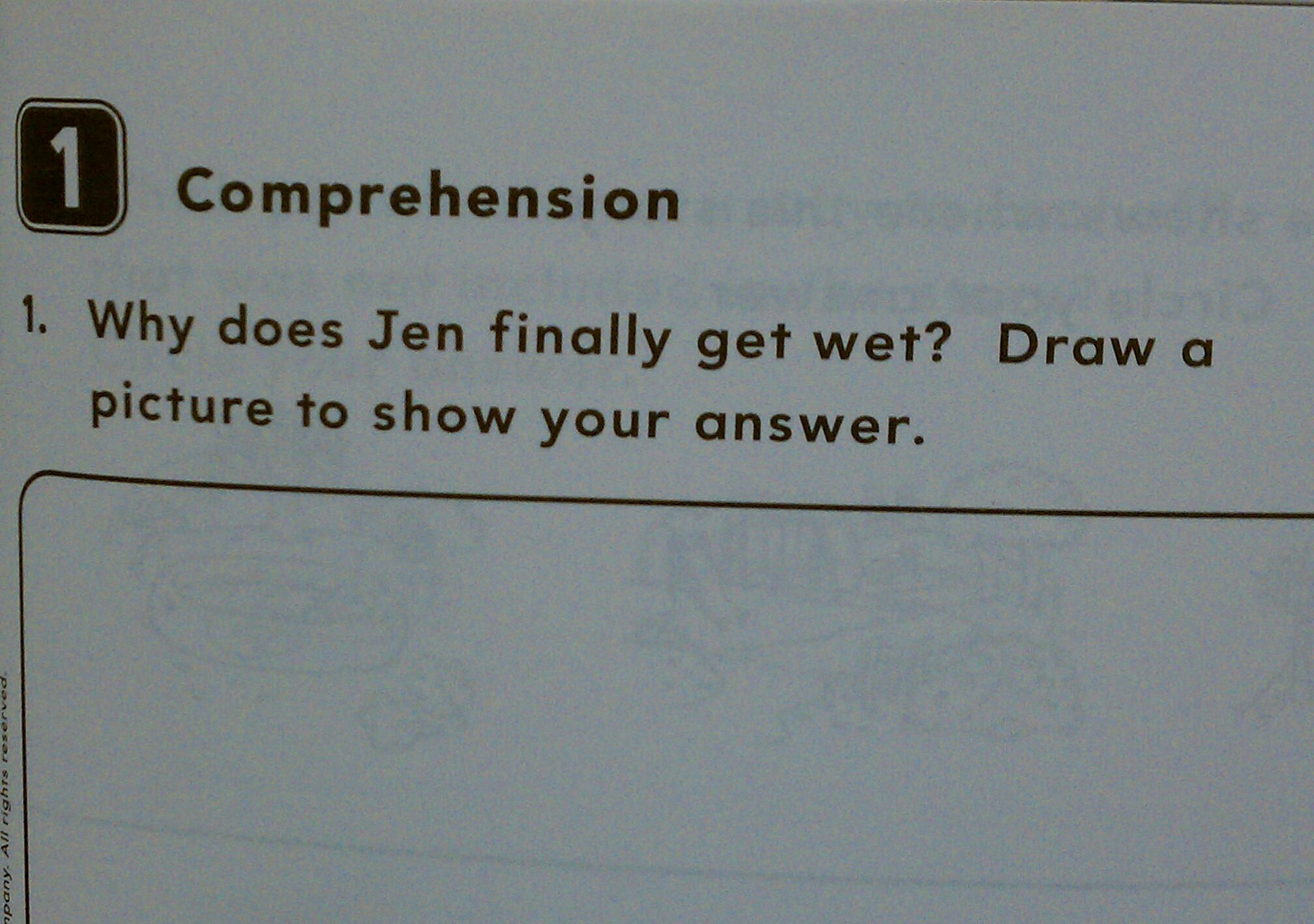 A problem from a co-workers' 5 year-old son's school workbook. Appropriate or not?