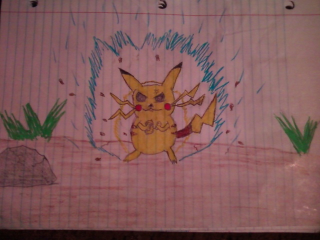 its a really strong pikachu