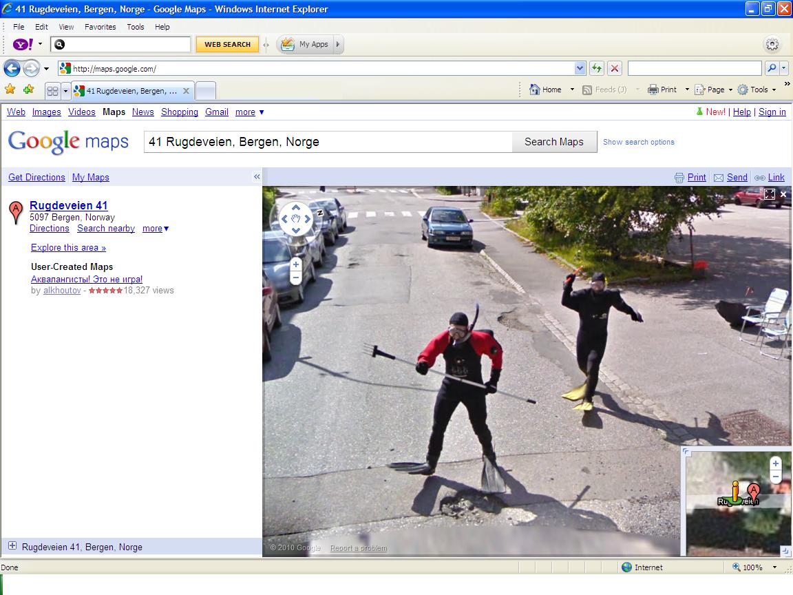 This can be found by searching 41 Rugdeveien, Bergen, Norge on google maps. to see image use street view,,