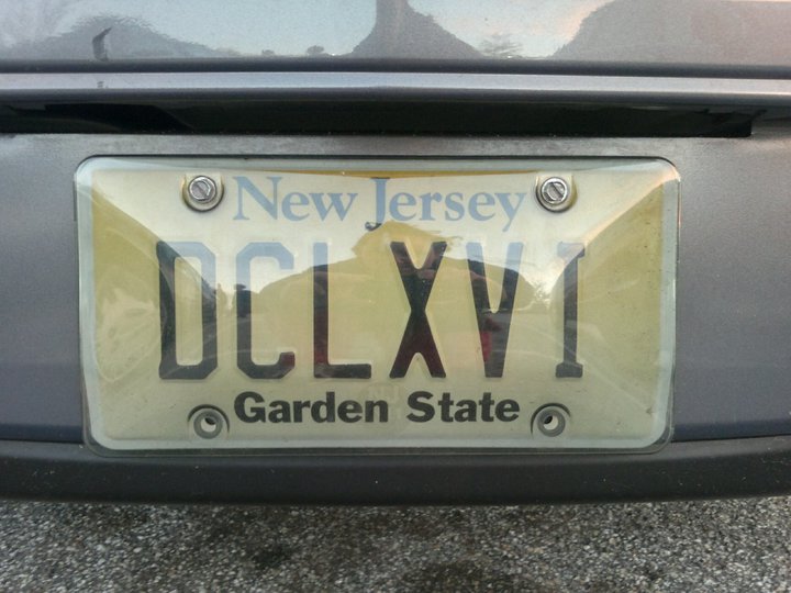 HINT: Roman Numerals. Most metal license plate of all time. \m/ If you STILL can't guess...answer's in the tags you slags.