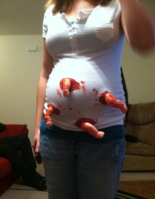 epic pregnant zombie costume