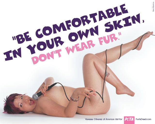 "Don't wear fur"