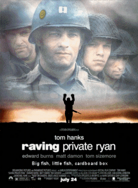 funny cover of saving private ryan