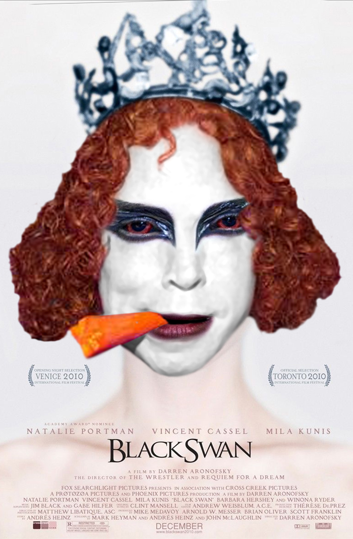 black swan movie poster - Senice 2010 Natalie Portman Vinoint Cassie Mila Kunis Black Swan Lotto Bar News To Hell December